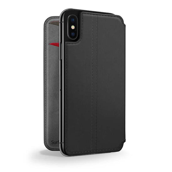 Twelve South SurfacePad for iPhone Slim Leather Folio w/Wake Sleep