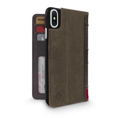 BookBook for iPhone, Vintage leather wallet case with removable shell - Twelve South